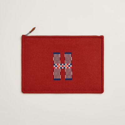 HERMES ポーチ Flat H Natte case, large model 直営ラッピング 103643M 02_thumbnail_20?